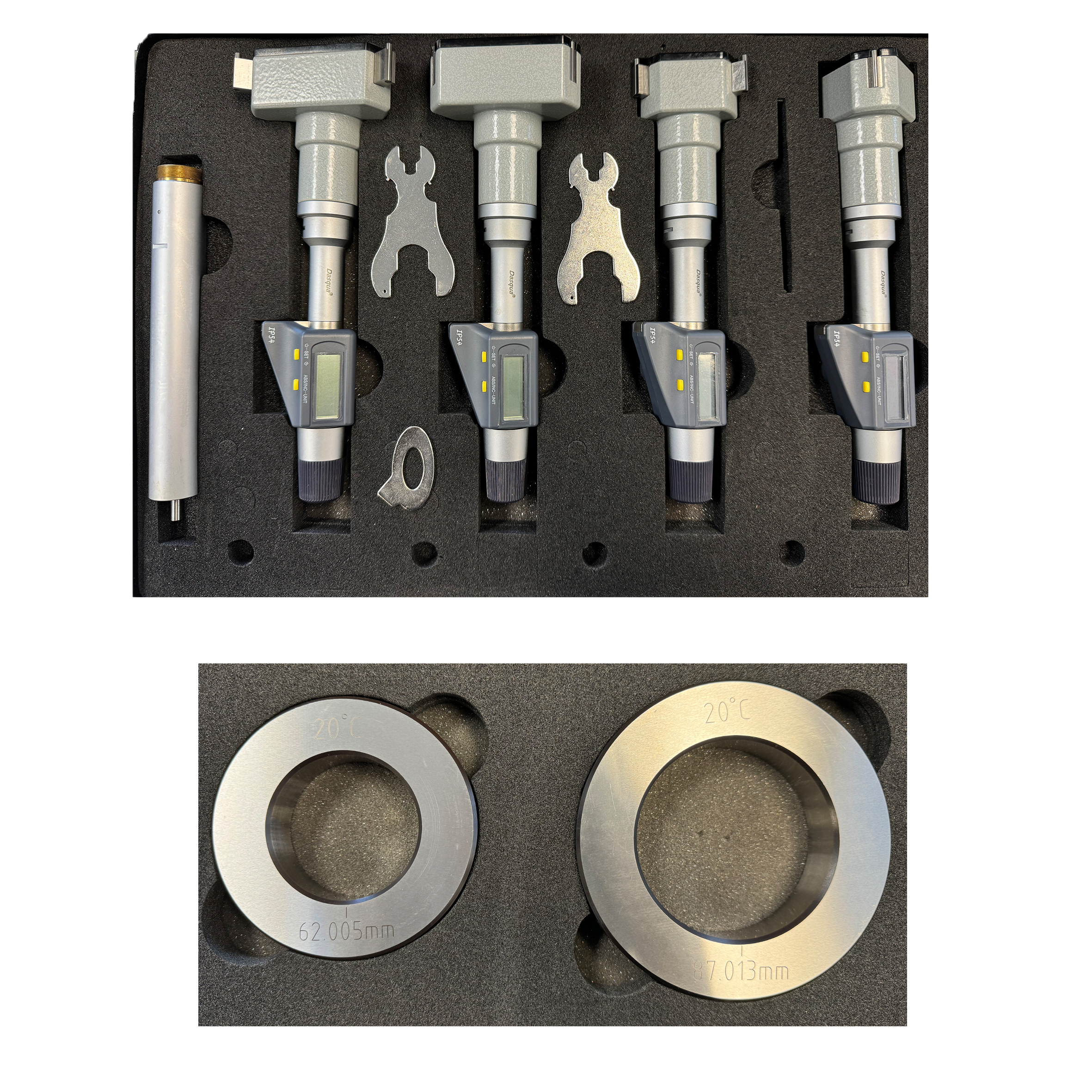BORE MICROMETER: 3 POINT INSIDE DIGITAL SET 50-100MM - Image 1